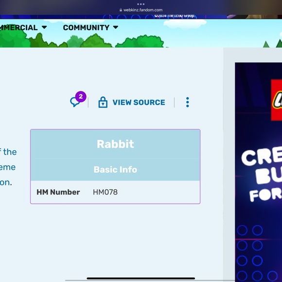 Webkinz Rabbit HM078 - Picture 2 of 12